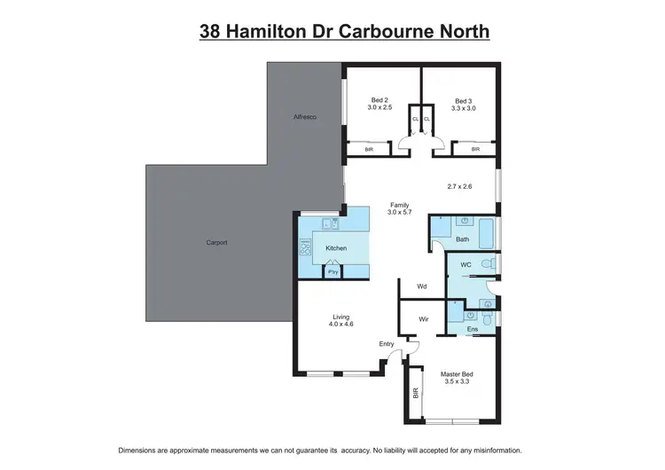 Floorplan of Homely house listing, 38 Hamilton Drive, Cranbourne North VIC 3977