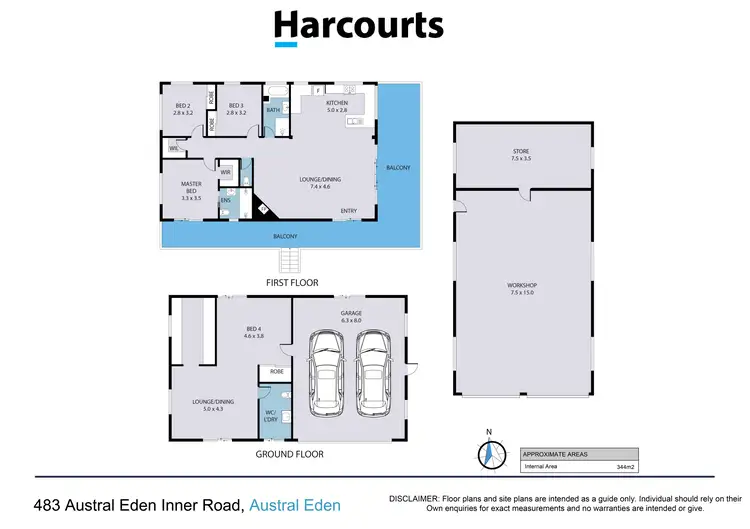 Floorplan of Homely rural property listing, 483 Austral Eden Inner Road, Austral Eden NSW 2440