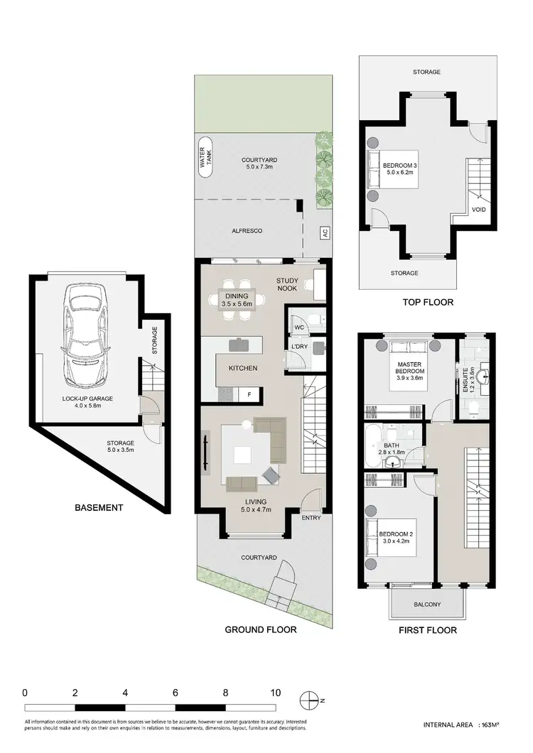Floorplan of Homely townhouse listing, 8/1-3 Haldane Street, Asquith NSW 2077