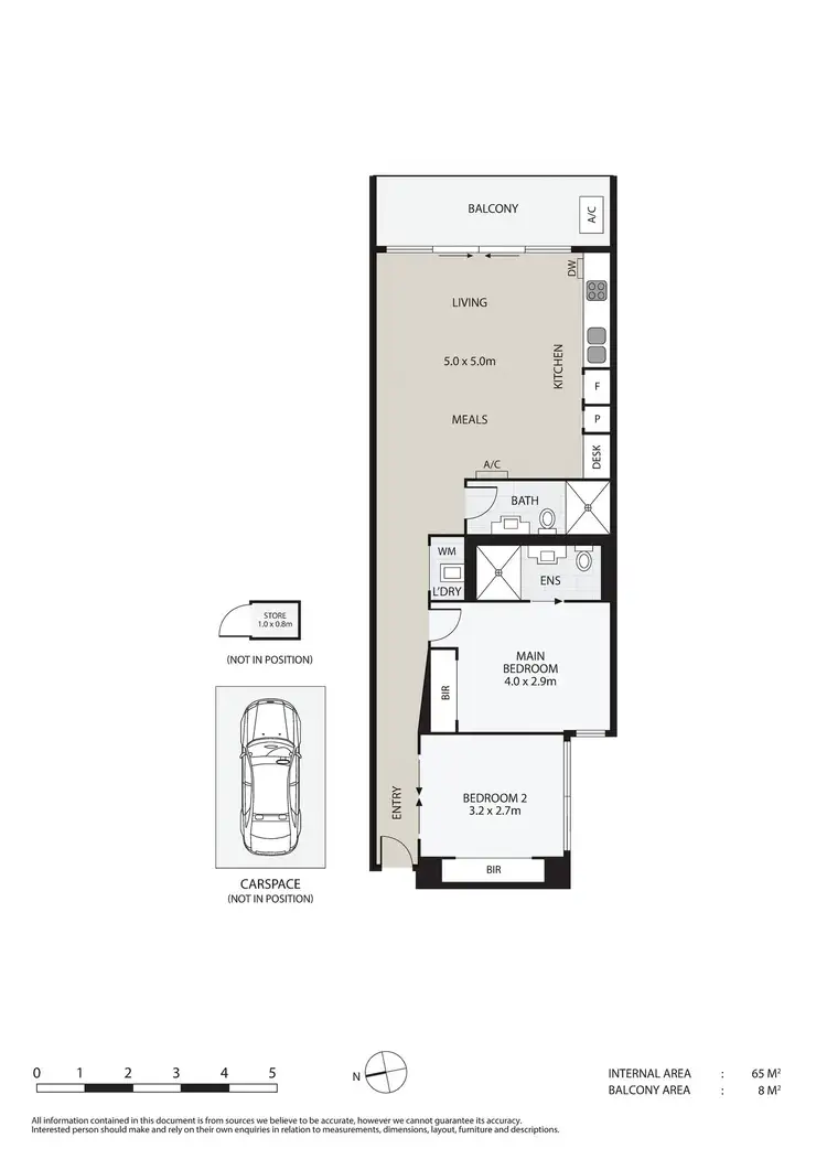 Floorplan of Homely apartment listing, 110/27 Victoria Street, Footscray VIC 3011