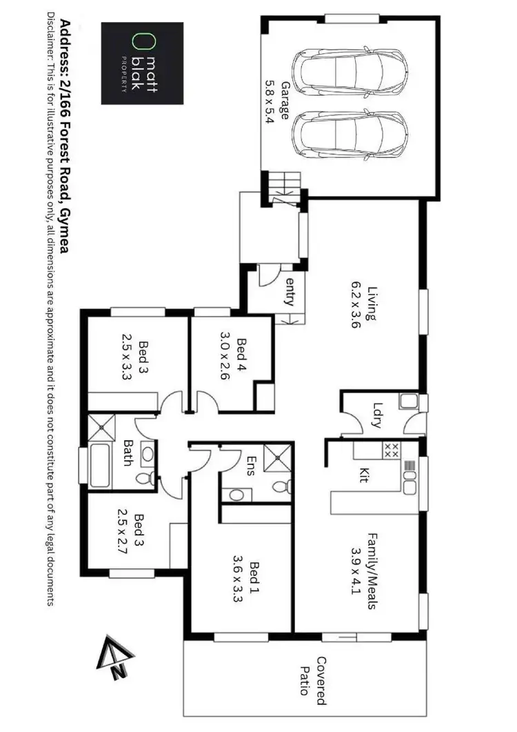 Floorplan of Homely house listing, 2/166 Forest Road, Gymea NSW 2227