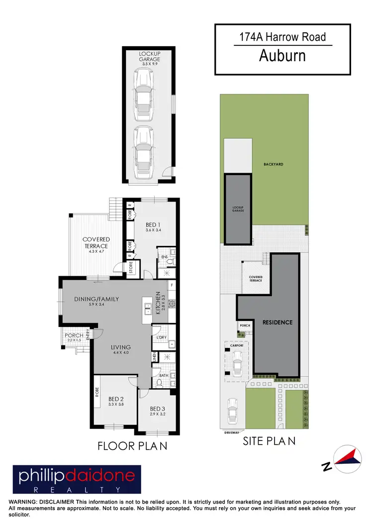 Floorplan of Homely house listing, 174a Harrow Road, Auburn NSW 2144