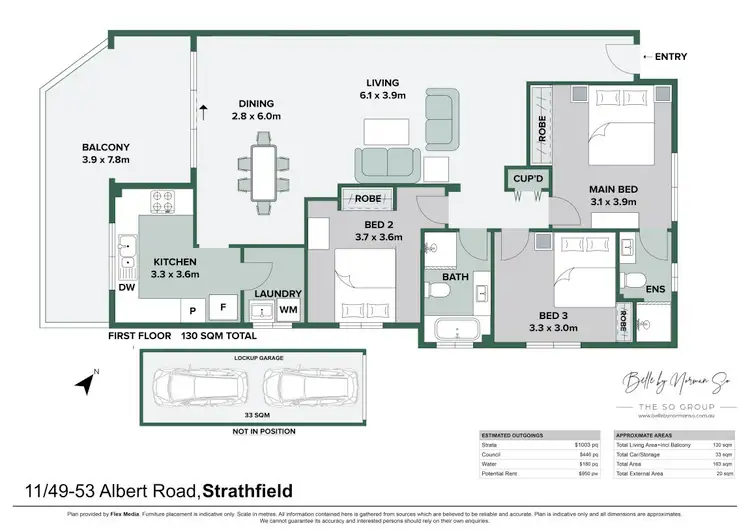Floorplan of Homely apartment listing, 11/49-53 Albert Road, Strathfield NSW 2135