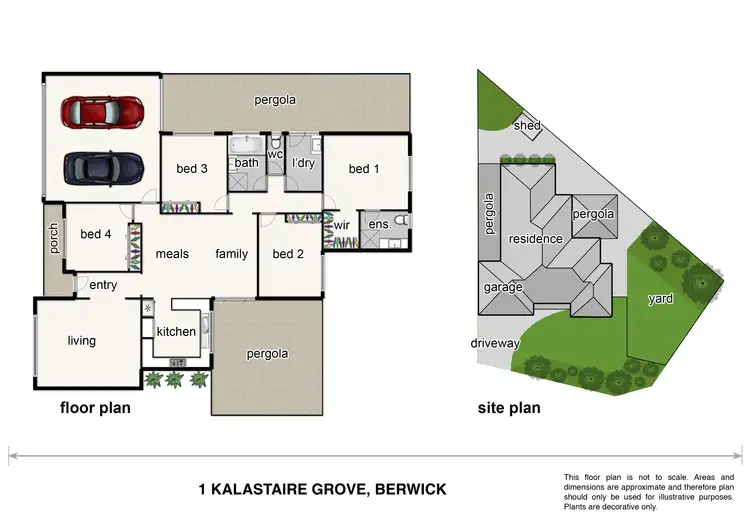 Floorplan of Homely house listing, 1 Kalastaire Grove, Berwick VIC 3806