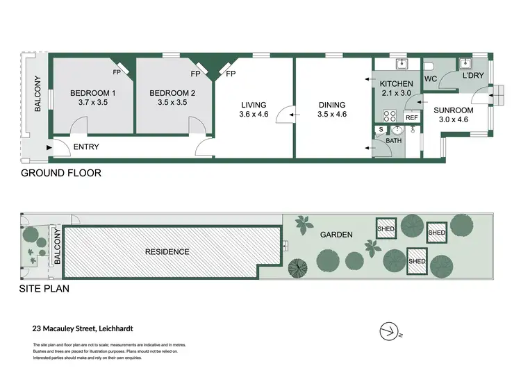 Floorplan of Homely house listing, 23 Macauley Street, Leichhardt NSW 2040