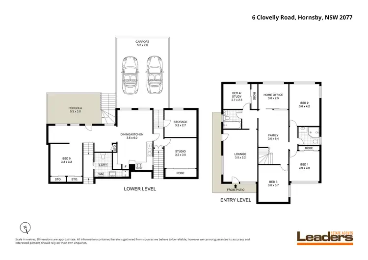 Floorplan of Homely house listing, 6 Clovelly Road, Hornsby NSW 2077
