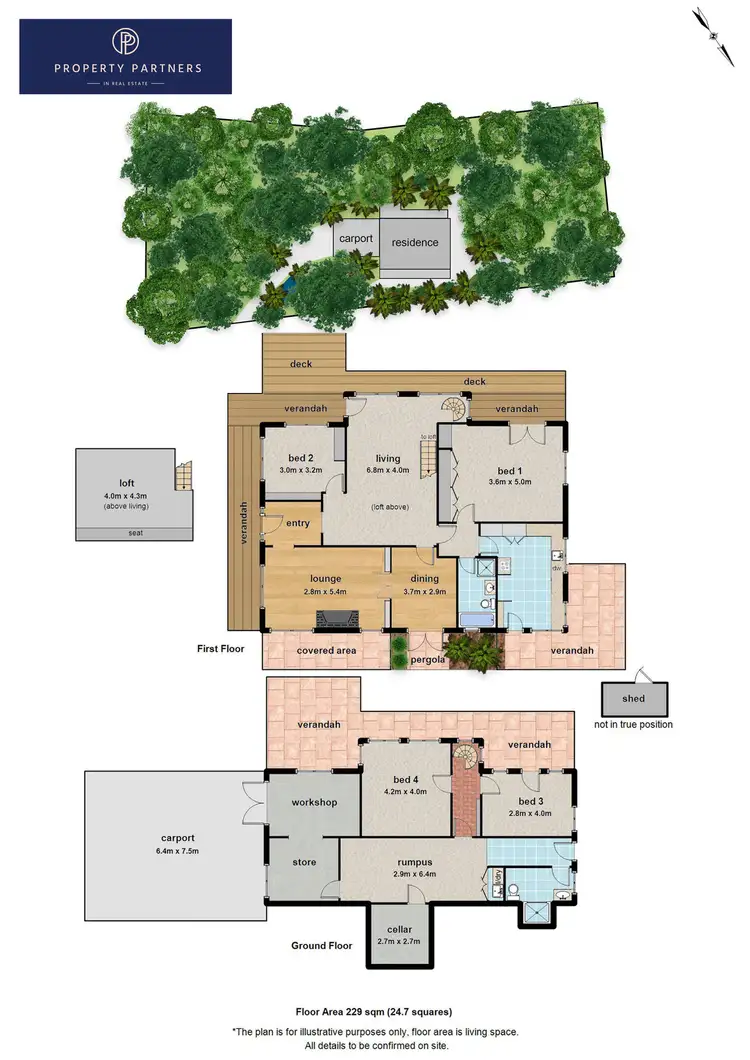 Floorplan of Homely house listing, 10 Belgrave-Ferny Creek Road, Ferny Creek VIC 3786