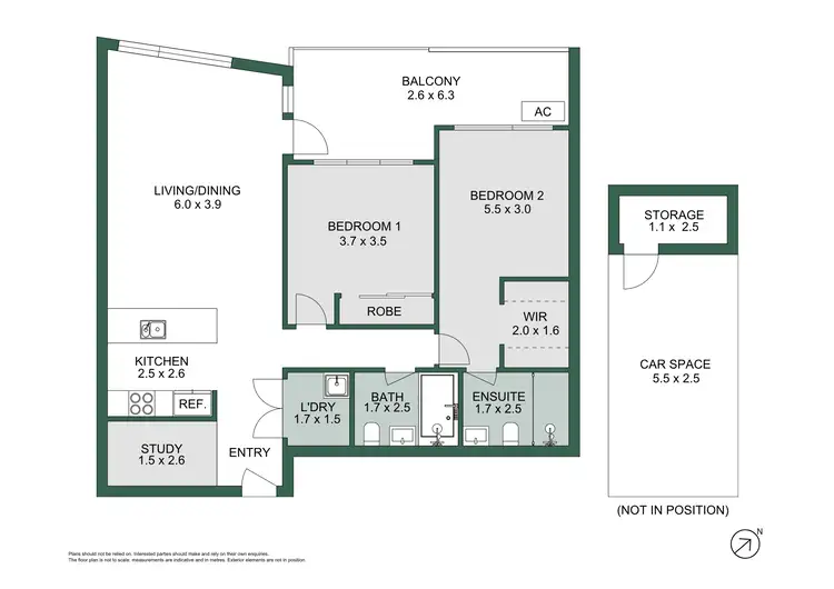 Floorplan of Homely apartment listing, 301/95A Grima Street, Schofields NSW 2762