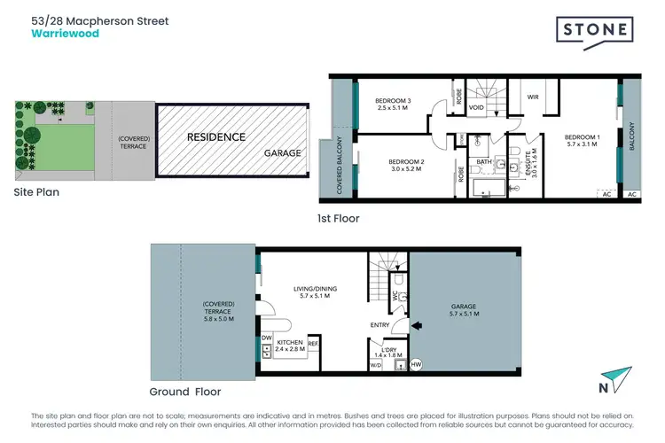 Floorplan of Homely townhouse listing, 53/28 Macpherson Street, Warriewood NSW 2102