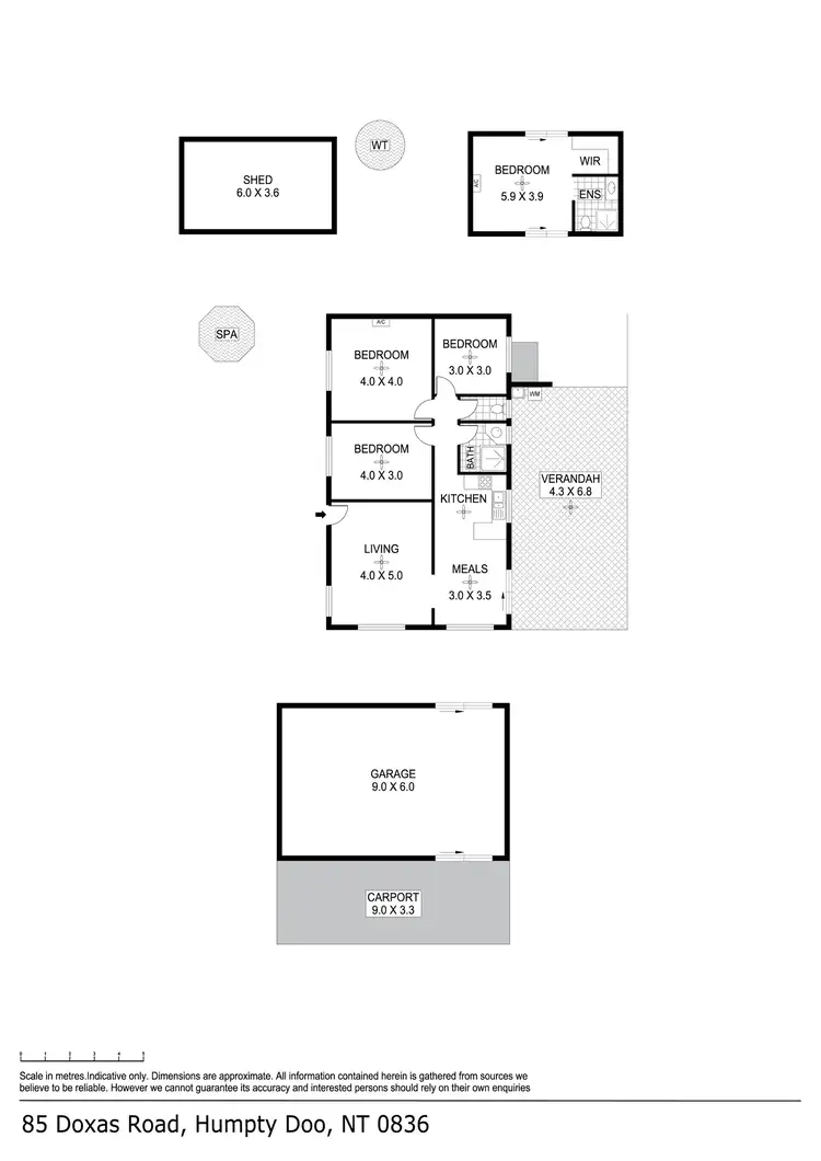 Floorplan of Homely house listing, 85 Doxas Road, Humpty Doo NT 836