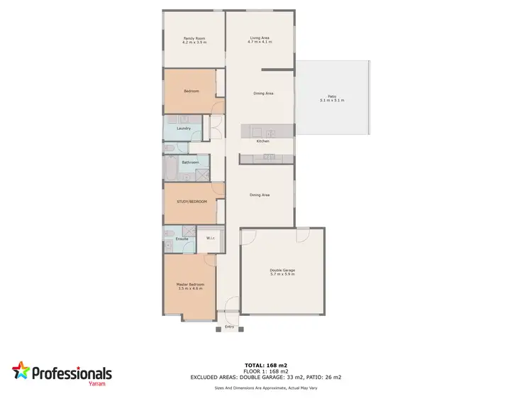 Floorplan of Homely house listing, 142 Ellavale Drive, Traralgon VIC 3844