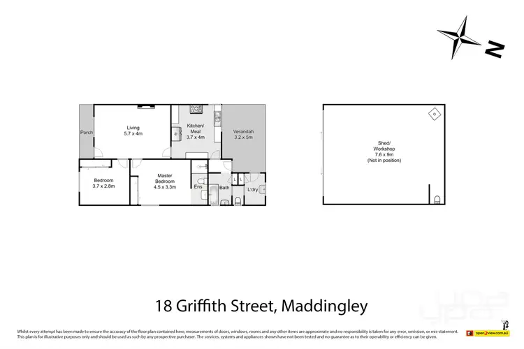 Floorplan of Homely house listing, 18 Griffith Street, Maddingley VIC 3340
