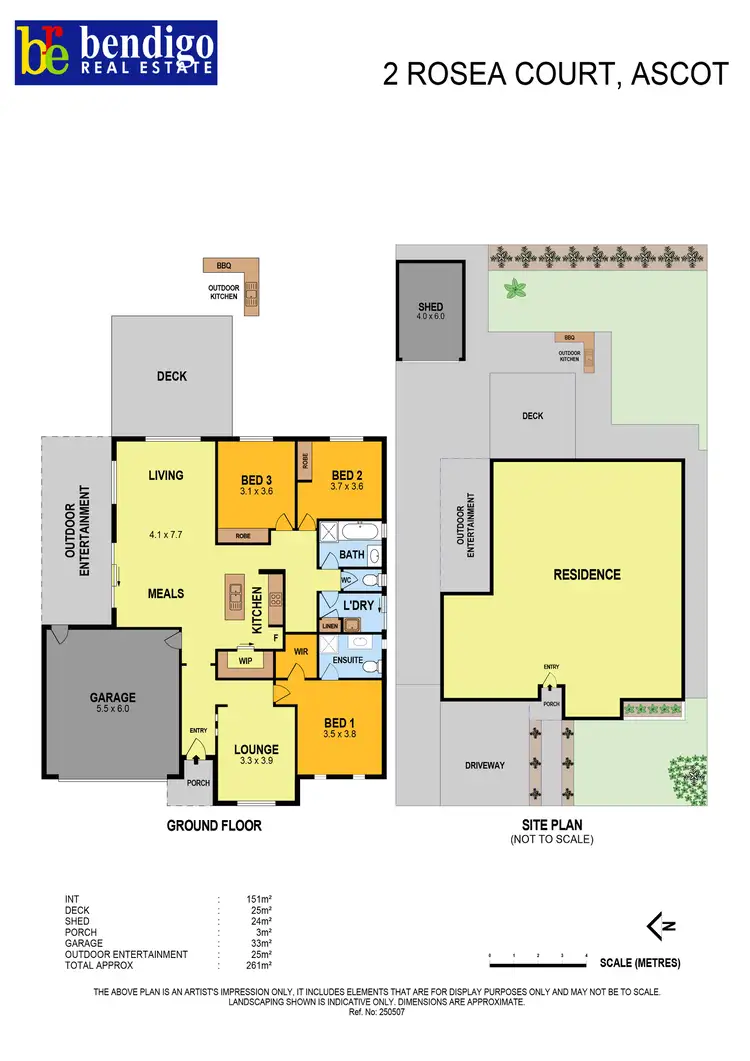 Floorplan of Homely house listing, 2 Rosea Court, Ascot VIC 3551