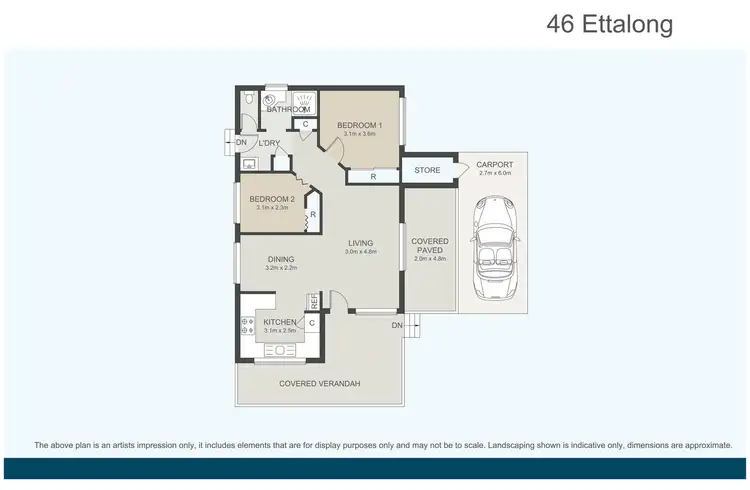 Floorplan of Homely retirement listing, 46/1 Fassifern Street, Ettalong Beach NSW 2257