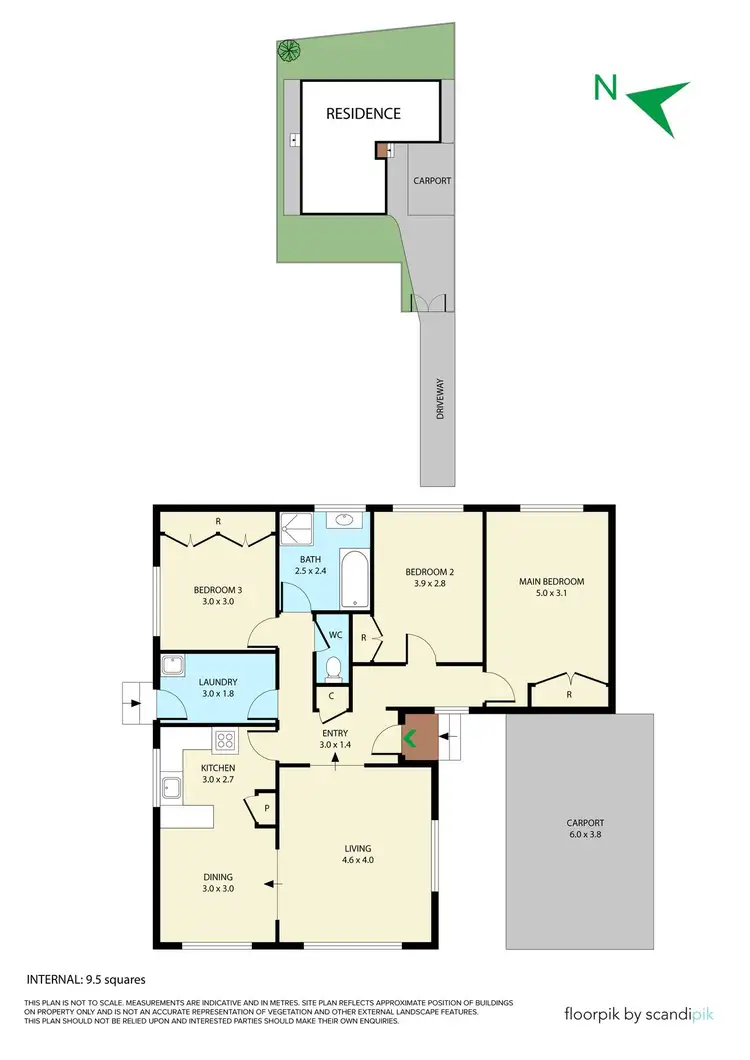 Floorplan of Homely unit listing, 1313A Nepean Highway, Cheltenham VIC 3192