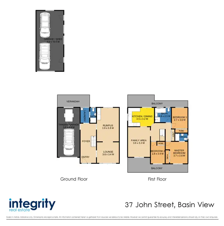 Floorplan of Homely house listing, 37 John Street, Basin View NSW 2540