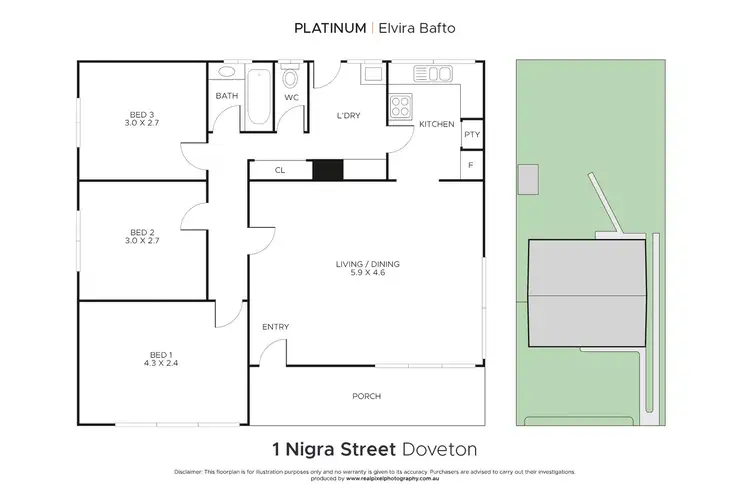 Floorplan of Homely house listing, 1 Nigra Street, Doveton VIC 3177
