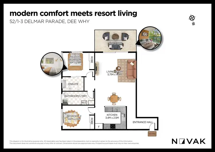 Floorplan of Homely apartment listing, 52/1-3 Delmar Parade, Dee Why NSW 2099