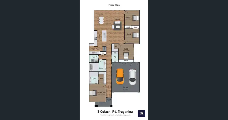 Floorplan of Homely house listing, 3 Colachi Road, Truganina VIC 3029