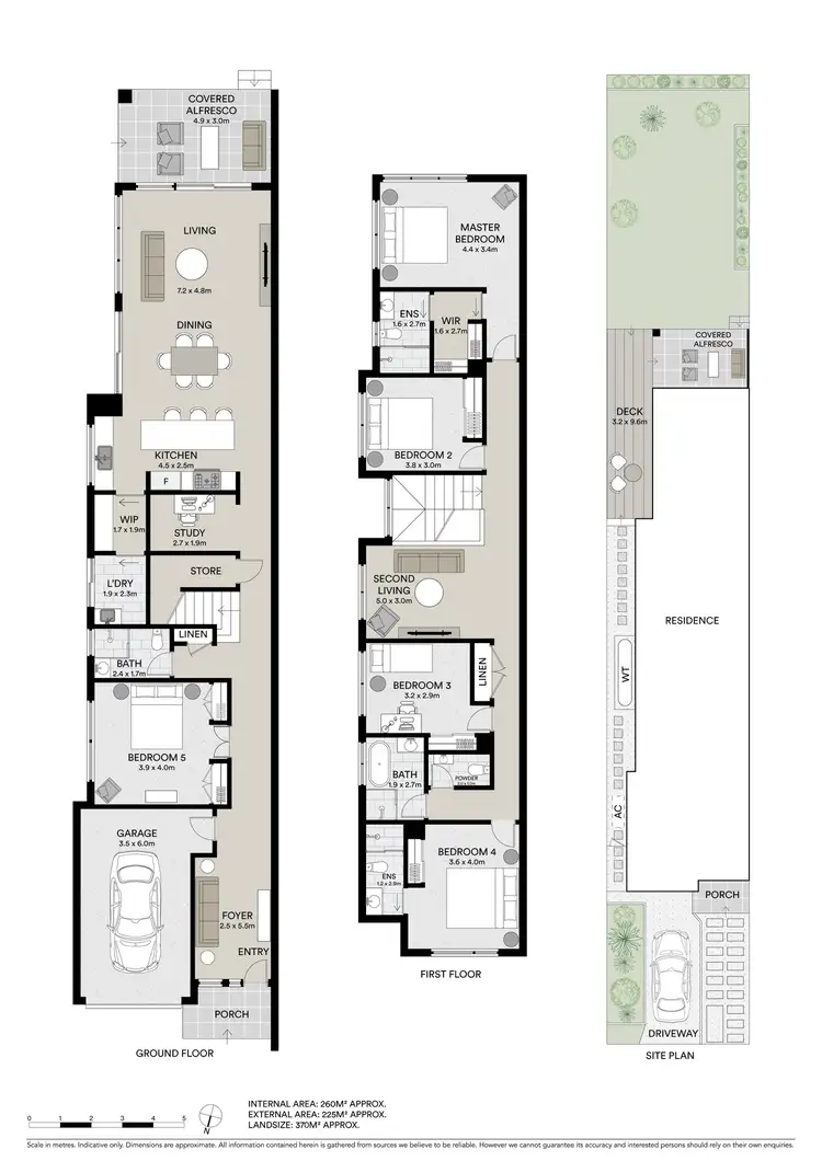 Floorplan of Homely semi-detached listing, 22 Gracemere Street, North Strathfield NSW 2137