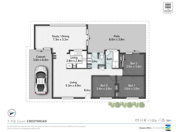 Floorplan of Homely house listing, 9 Pitt Court, Crestmead QLD 4132