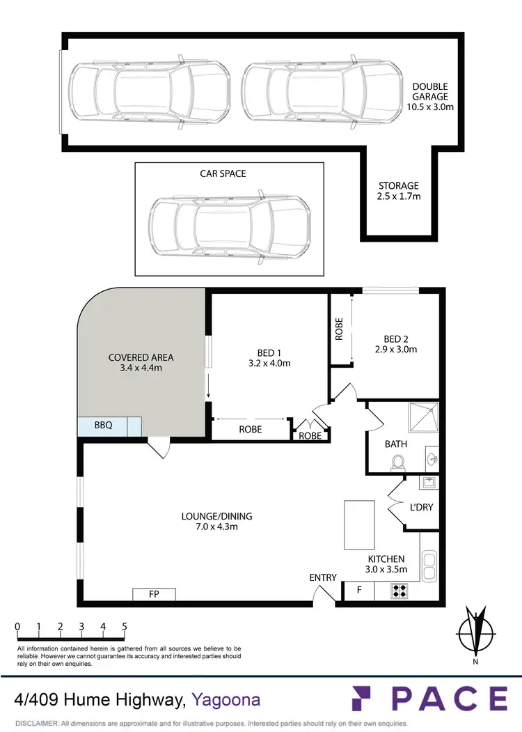 Floorplan of Homely apartment listing, 4/409 Hume Highway, Yagoona NSW 2199
