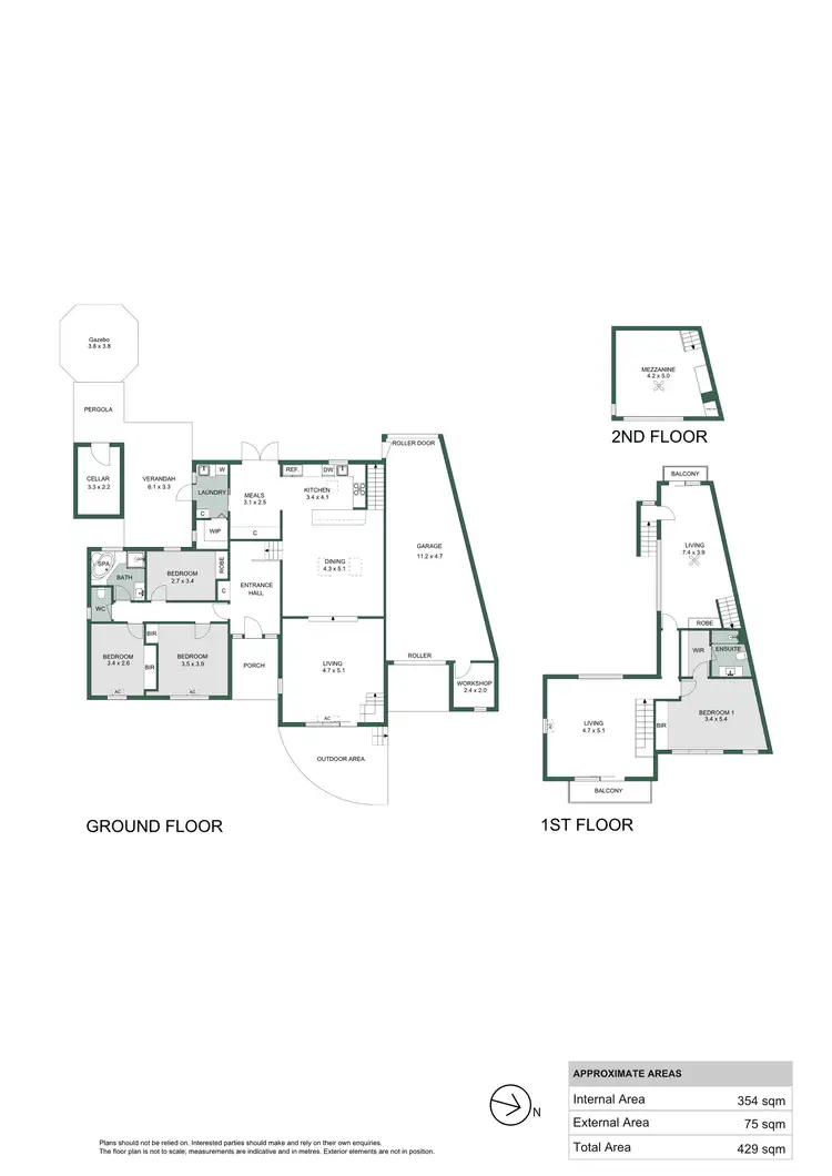 Floorplan of Homely house listing, 10 Apalka Place, Rostrevor SA 5073