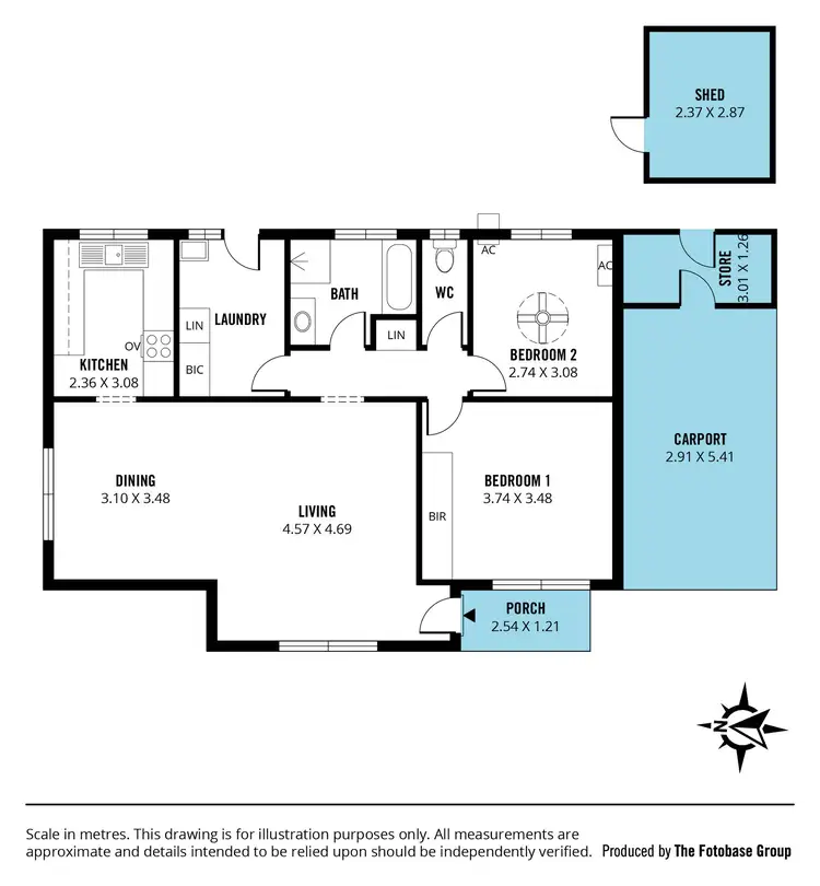 Floorplan of Homely house listing, 1/20 Wheatsheaf Road, Morphett Vale SA 5162
