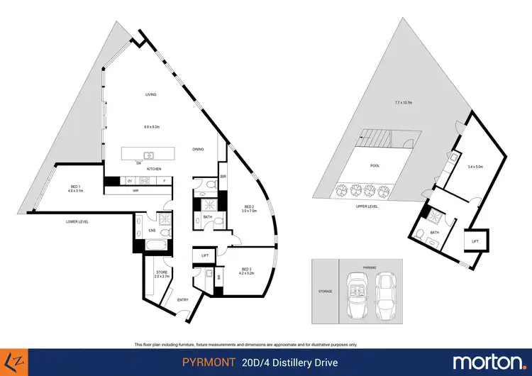 Floorplan of Homely apartment listing, 20D/4 Distillery Drive, Pyrmont NSW 2009