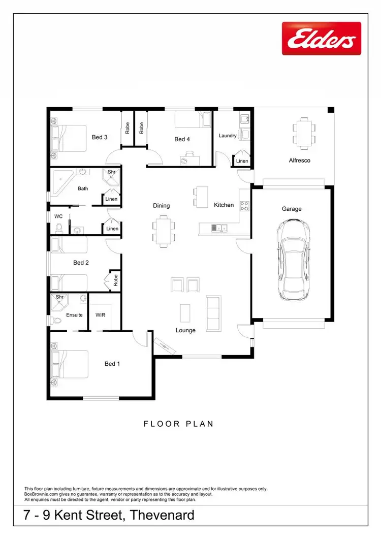 Floorplan of Homely house listing, 7-9 Kent Street, Thevenard SA 5690