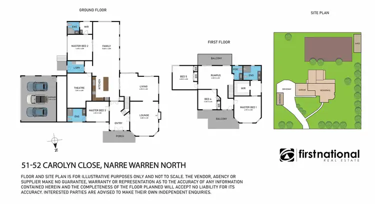 Floorplan of Homely house listing, 51-52 Carolyn Close, Narre Warren North VIC 3804