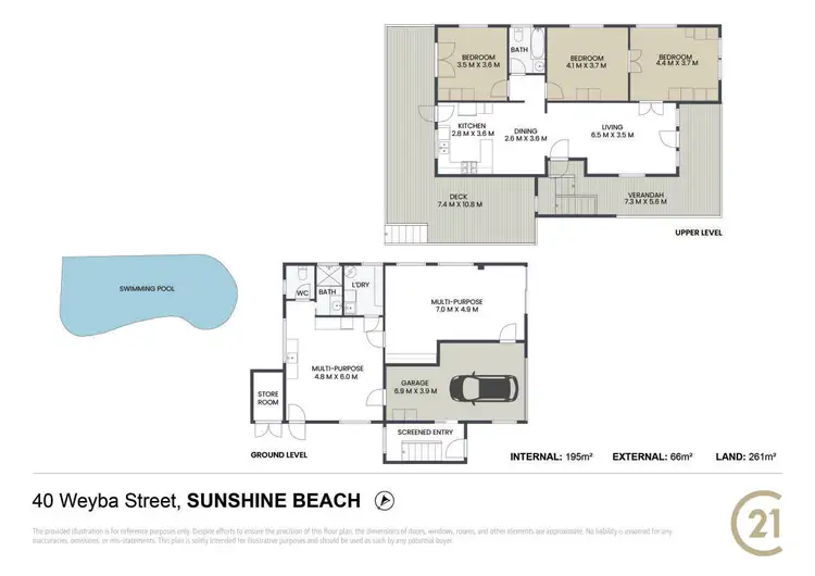 Floorplan of Homely house listing, 40 Weyba Street, Sunshine Beach QLD 4567