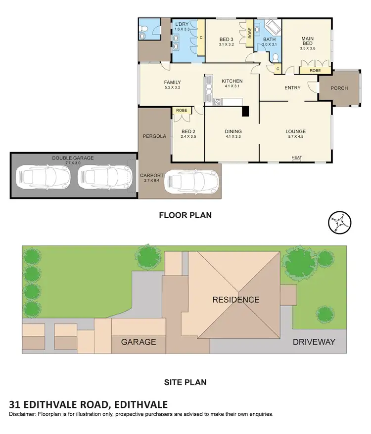 Floorplan of Homely house listing, 31 Edithvale Road, Edithvale VIC 3196