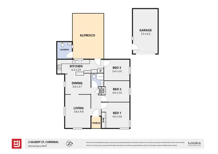 Floorplan of Homely house listing, 2 Gilbert Street, Corrimal NSW 2518
