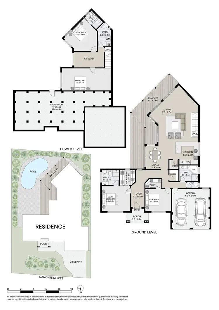 Floorplan of Homely house listing, 10 Canomie Street, Sapphire Beach NSW 2450