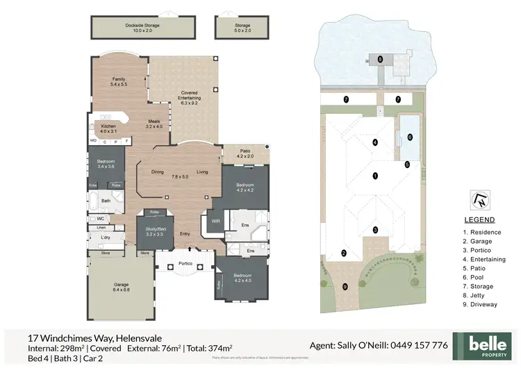 Floorplan of Homely house listing, 17 Windchimes Way, Helensvale QLD 4212