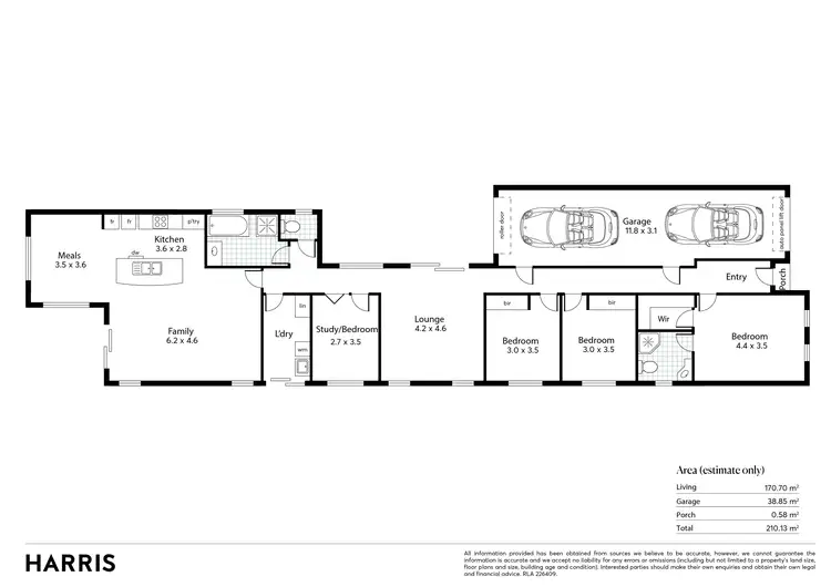 Floorplan of Homely house listing, 35A Dudley Avenue, Daw Park SA 5041