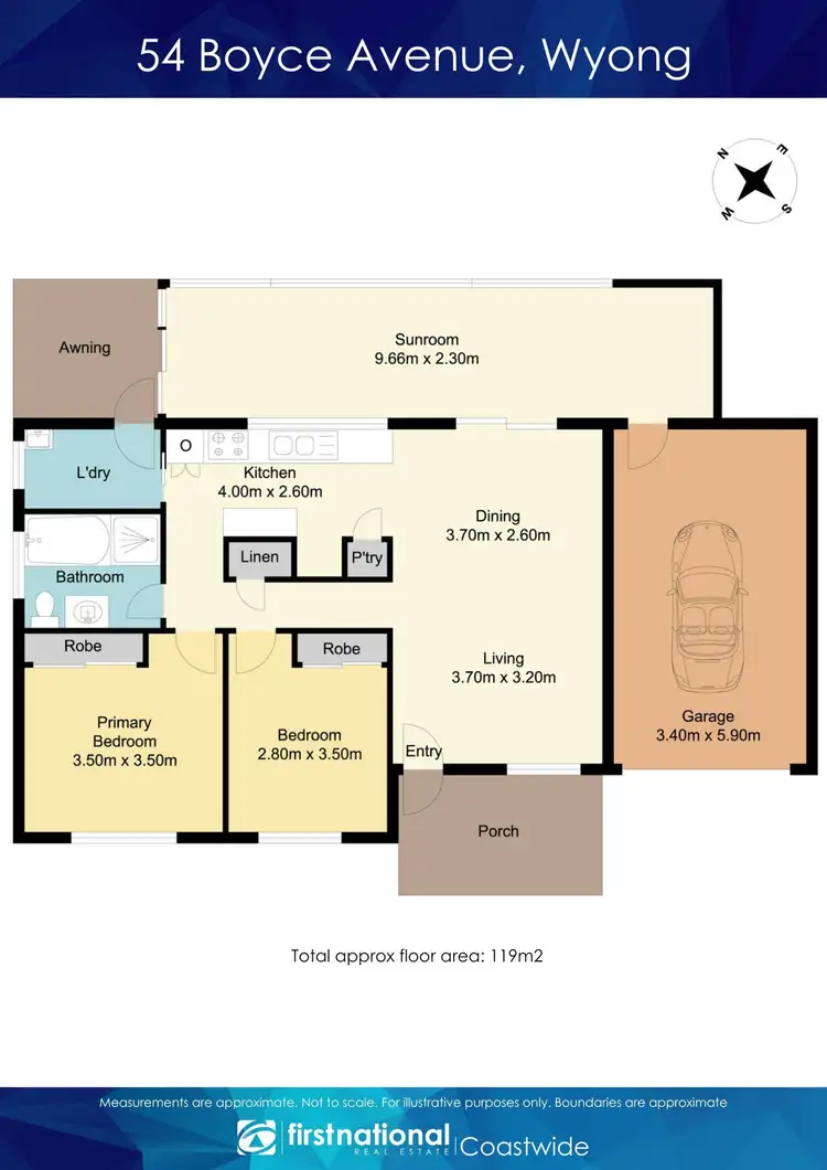 Floorplan of Homely house listing, 54 Boyce Avenue, Wyong NSW 2259