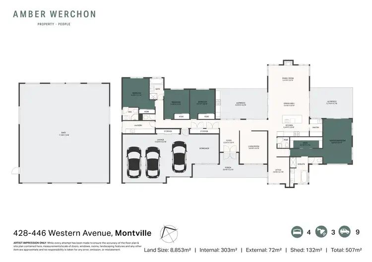 Floorplan of Homely house listing, 428-446 Western Avenue, Montville QLD 4560