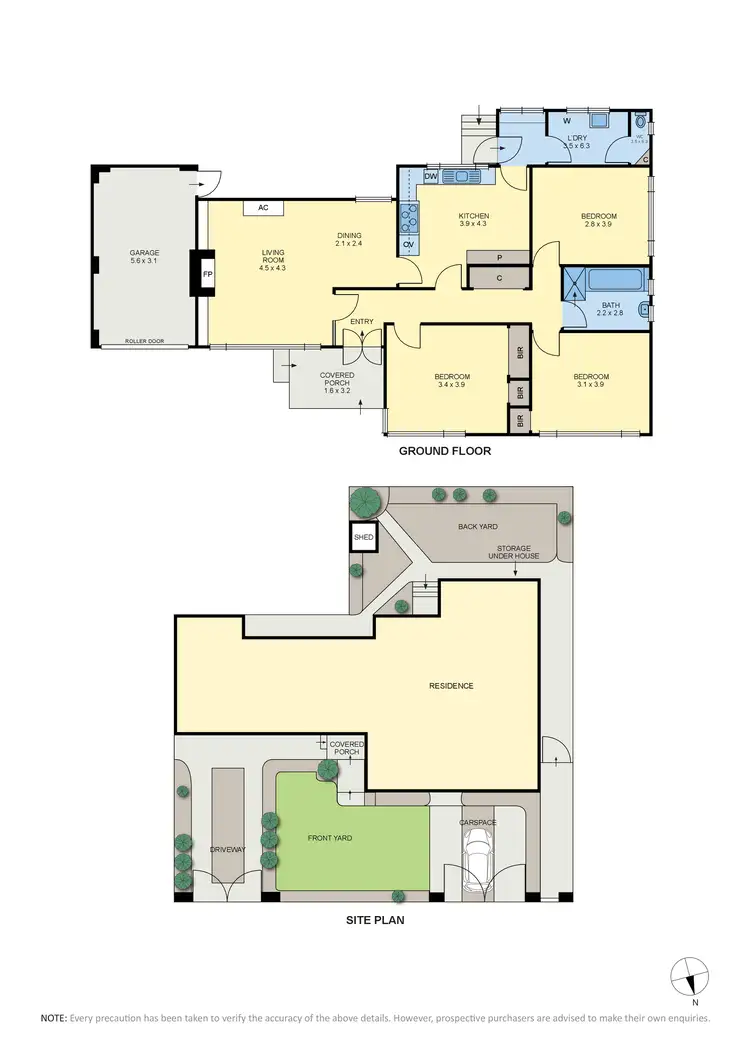 Floorplan of Homely house listing, 25 Woolley Street, Essendon VIC 3040