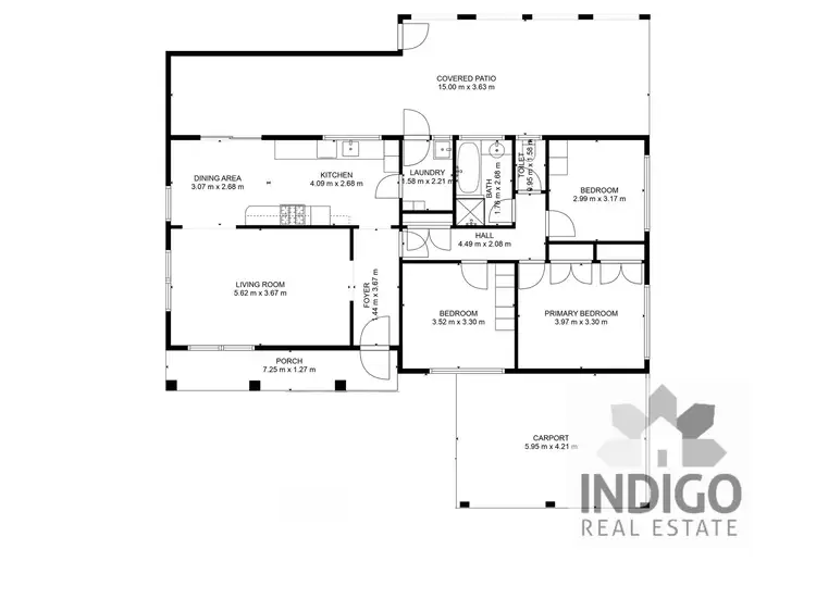 Floorplan of Homely house listing, 10 Dickson Court, Chiltern VIC 3683