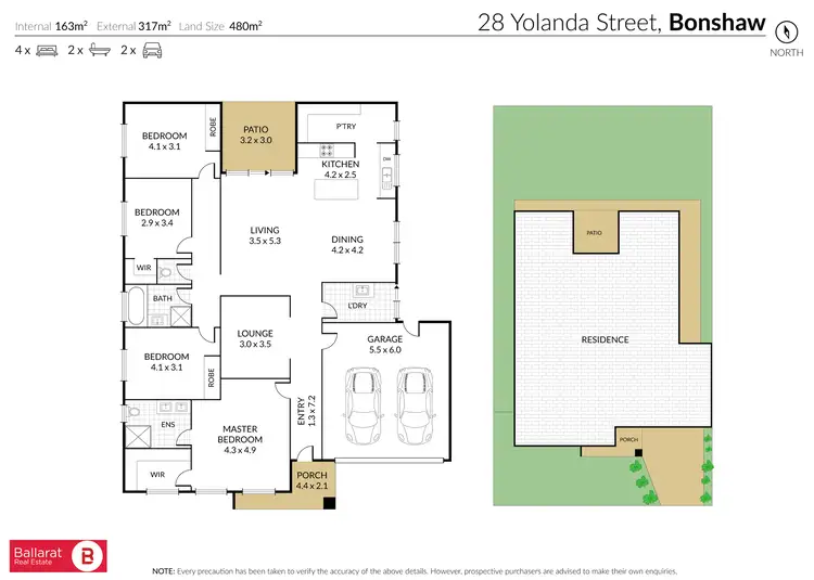 Floorplan of Homely house listing, 28 Yolanda Street, Bonshaw VIC 3352