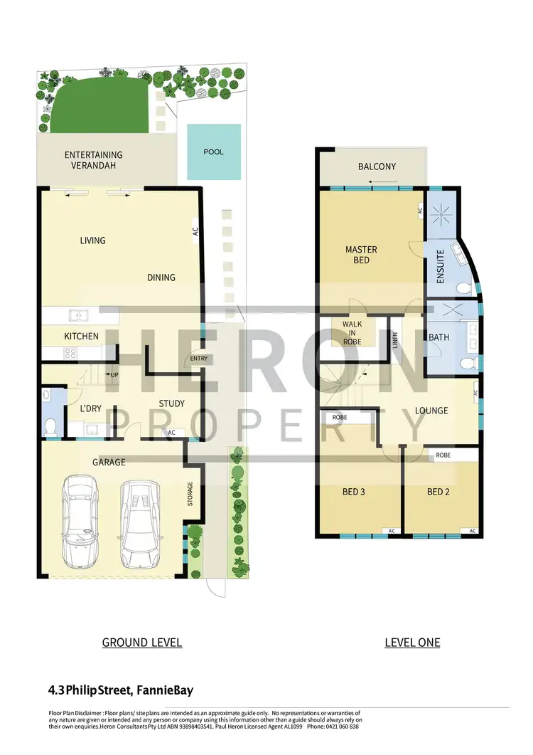 Floorplan of Homely townhouse listing, 4/3 Philip Street, Fannie Bay NT 820