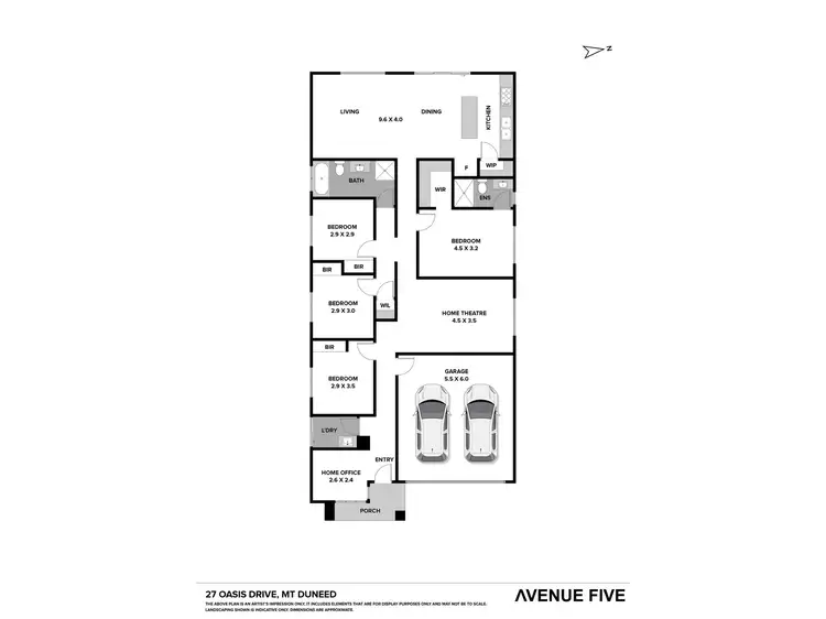 Floorplan of Homely house listing, 27 Oasis Drive, Mount Duneed VIC 3217