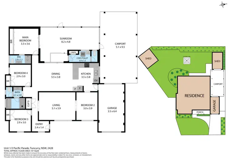 Floorplan of Homely house listing, 1/2 Pacific Parade, Tuncurry NSW 2428