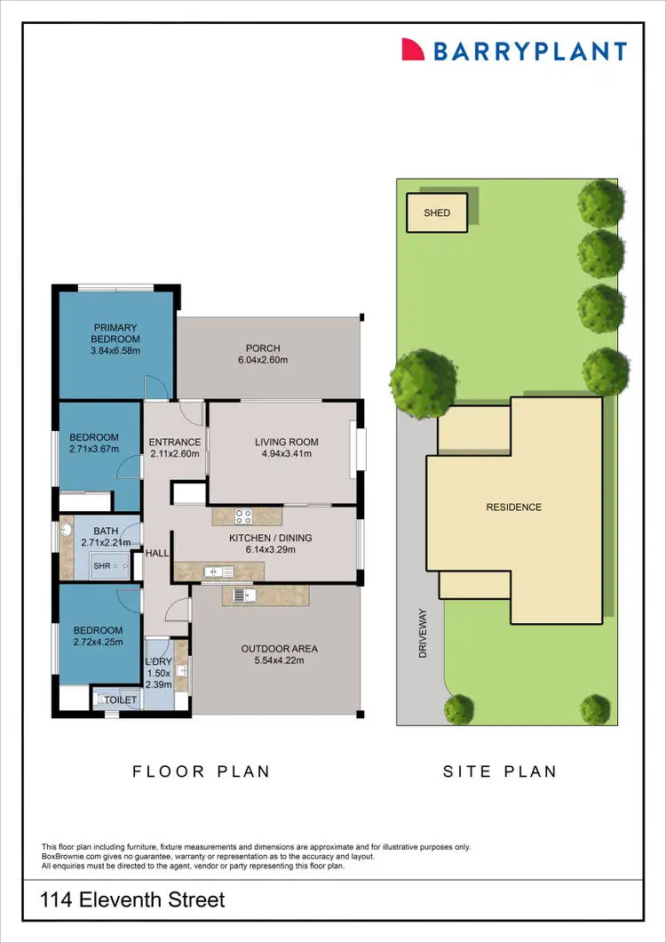 Floorplan of Homely house listing, 114 Eleventh Street, Mildura VIC 3500