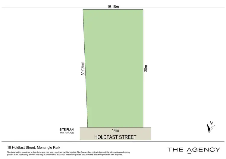 Floorplan of Homely land listing, 18 Holdfast Street, Menangle Park NSW 2563