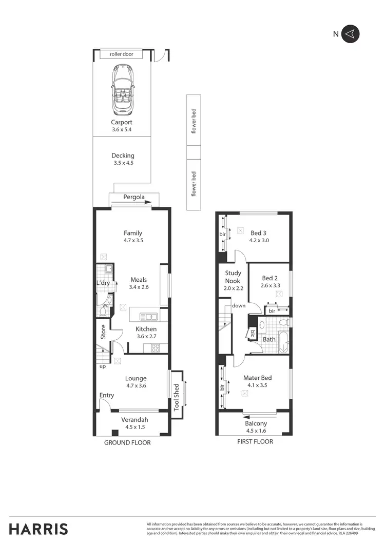 Floorplan of Homely townhouse listing, 63 Elder Drive, Mawson Lakes SA 5095
