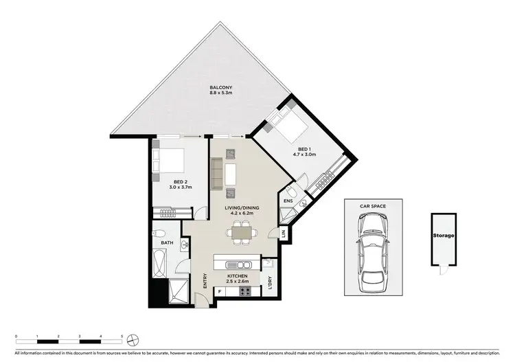 Floorplan of Homely apartment listing, 97/13-15 Hassall Street, Parramatta NSW 2150
