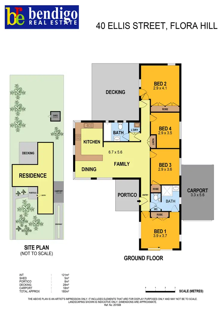 Floorplan of Homely house listing, 40 Ellis Street, Flora Hill VIC 3550